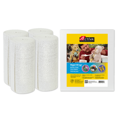 Rigid Wrap Plaster Cloth (4x) 12-in x 50-ft (20 lb) Rolls